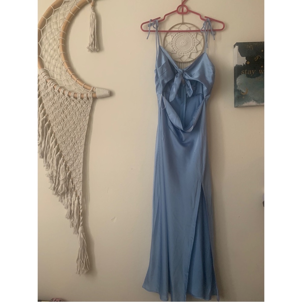HELLO MOLLY Stay Pressed Maxi Dress Blue - XL